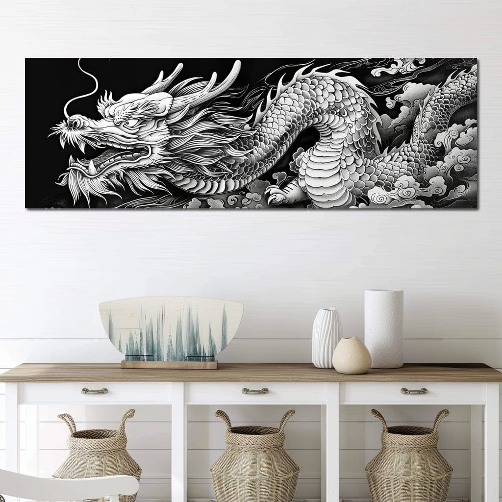Eternal Dragon's Flight Canvas Wall Art