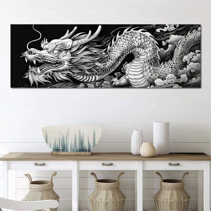 Eternal Dragon's Flight Canvas Wall Art