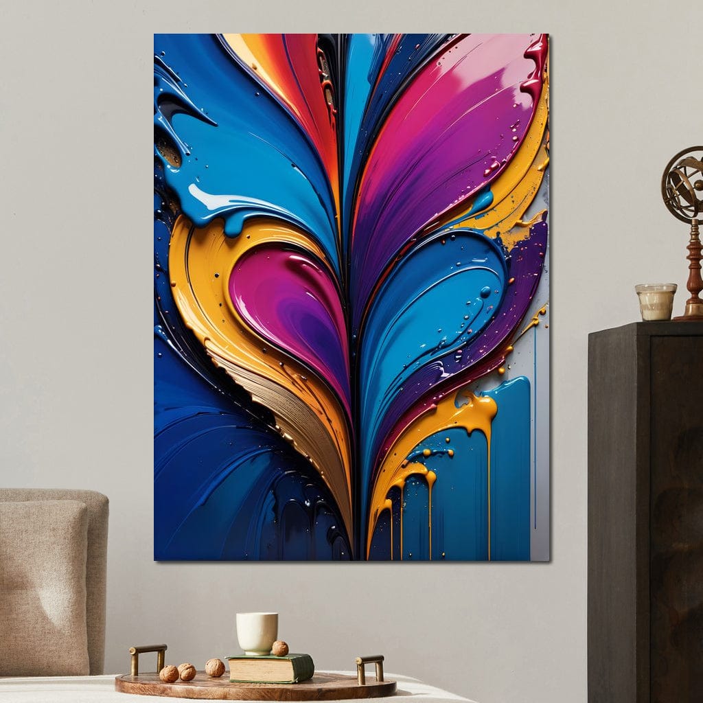Colorful Love 02 Canvas Wall Art