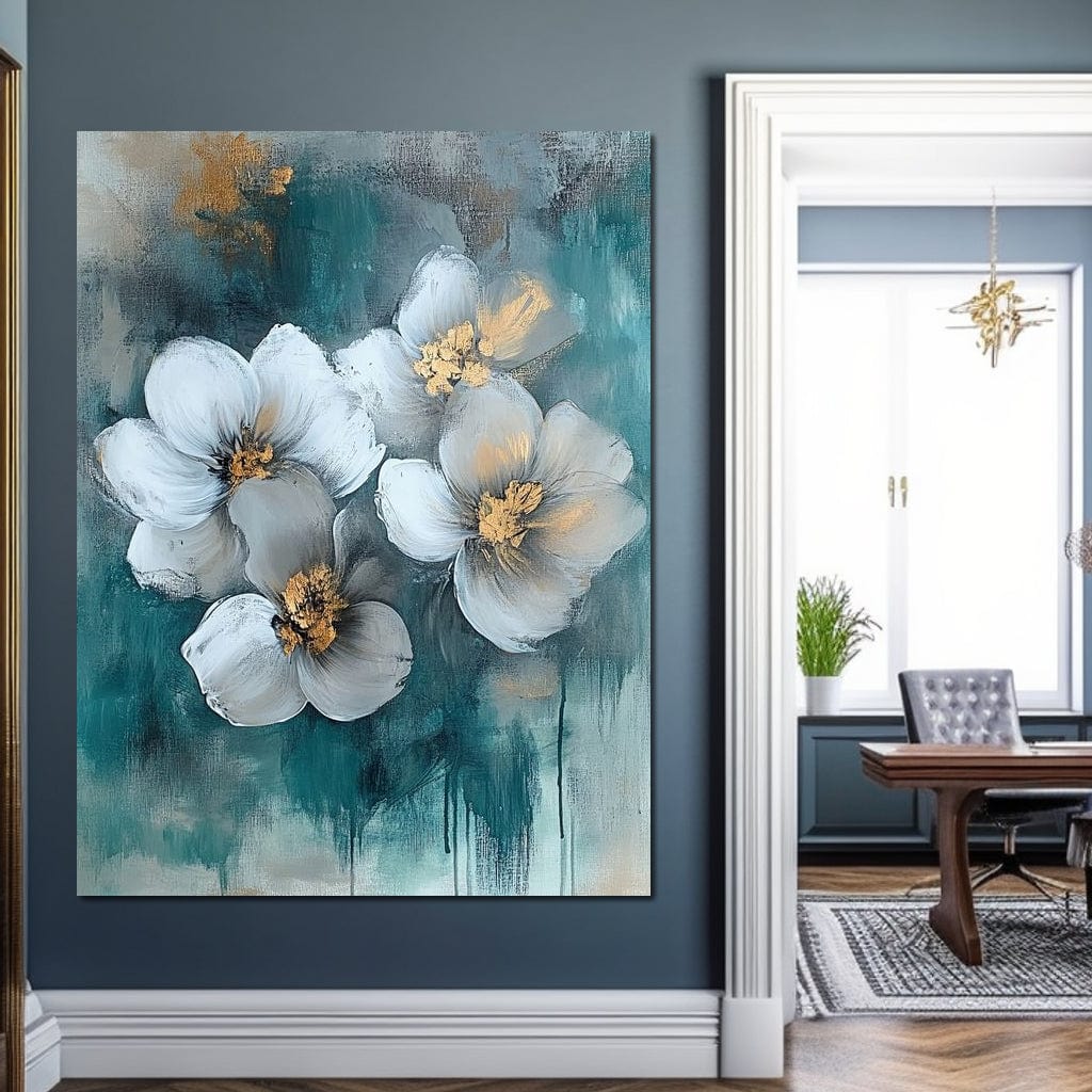 Floral Symphony Harmony Canvas Wall Art