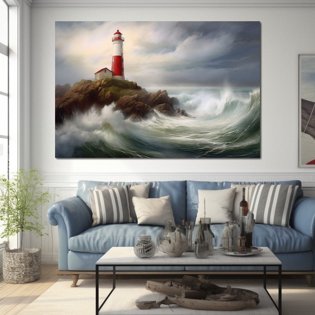 Captivating Lighthouse Canvas Wall Art