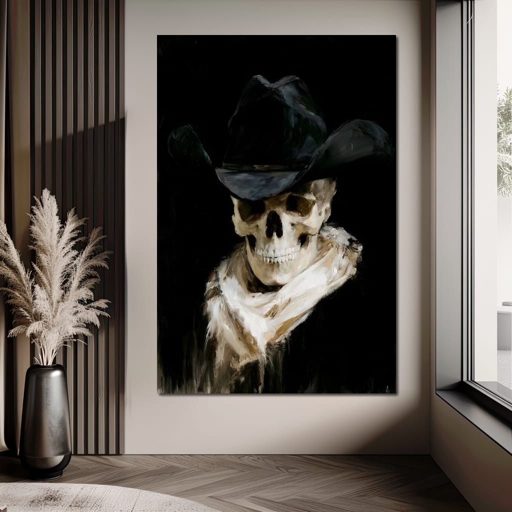 Last Ride of the Pale Outlaw Canvas Wall Art