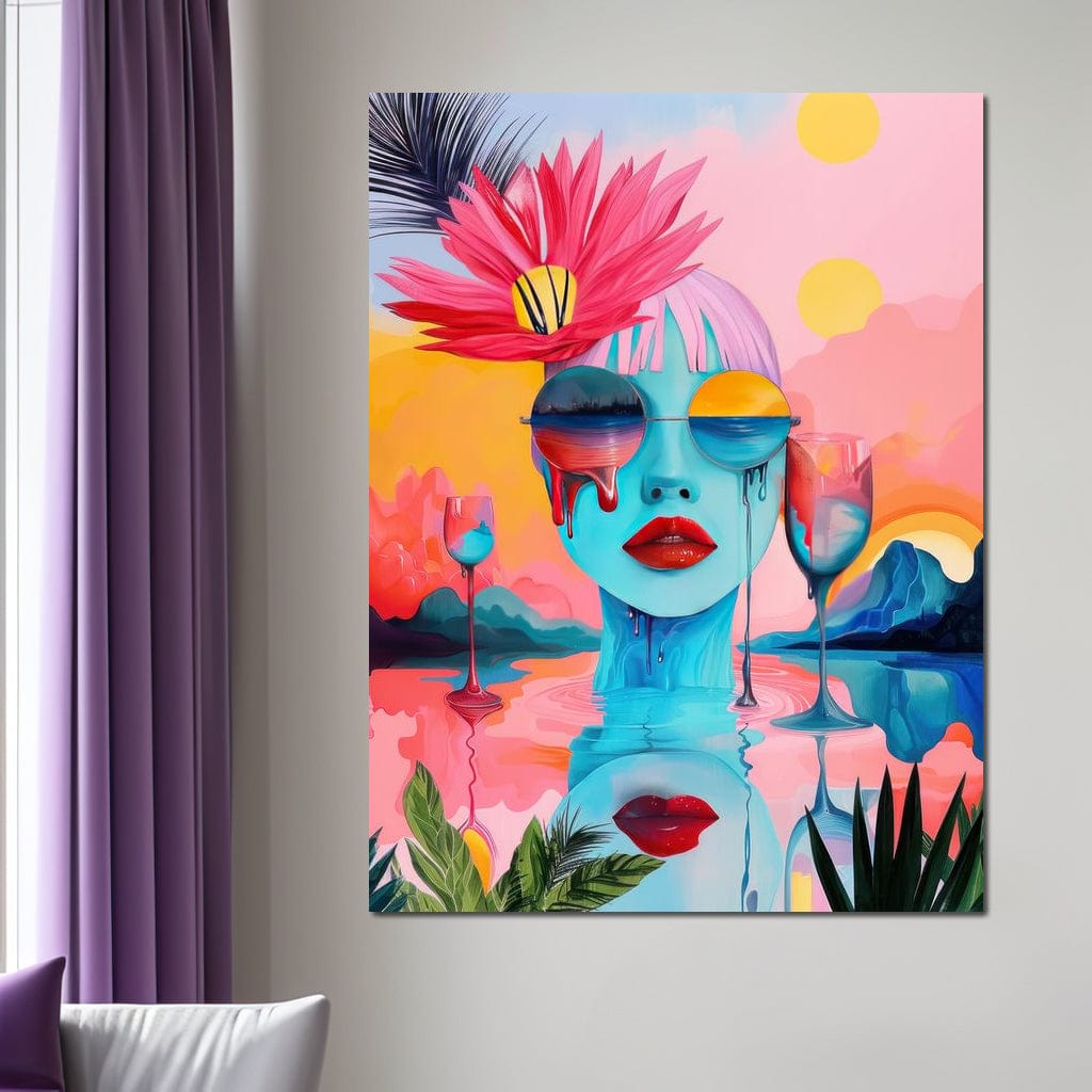Oasis of Imagination Canvas Wall Art