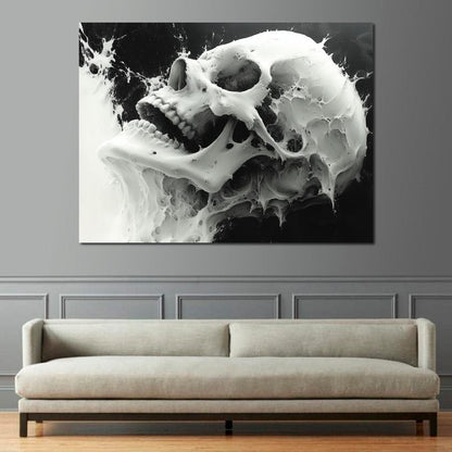 Momento Mori Canvas Wall Art