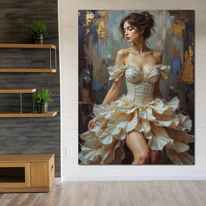 Female Portrait 334 Canvas Wall Art
