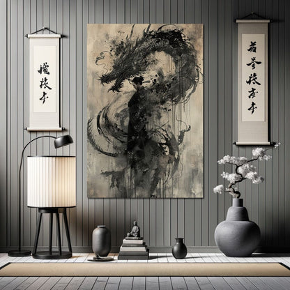 Echo of the Dragons Dream Canvas Wall Art