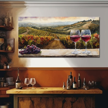 Vineyard Serenity Canvas Wall Art