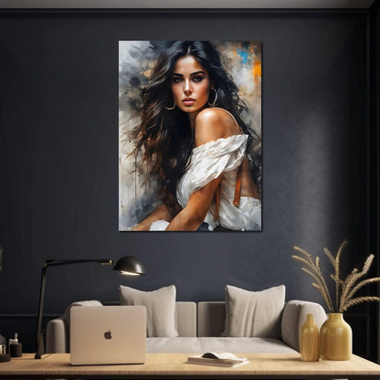 Female Portrait 169 Canvas Wall Art