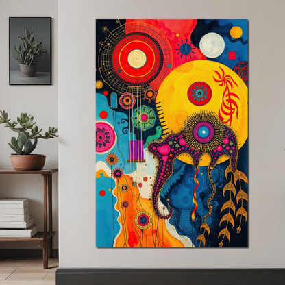 Dreams of an Octopus Canvas Wall Art
