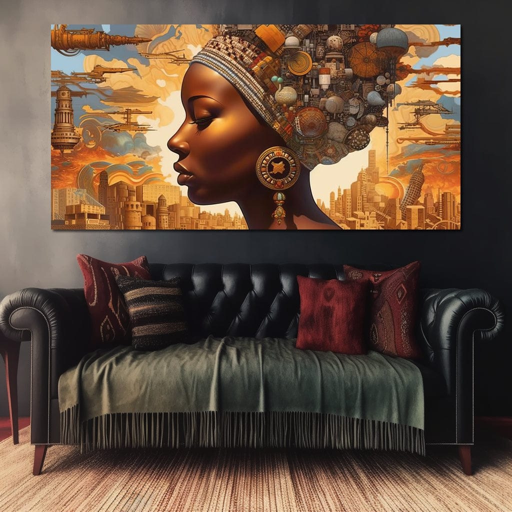 African Portrait Izula Canvas Wall Art