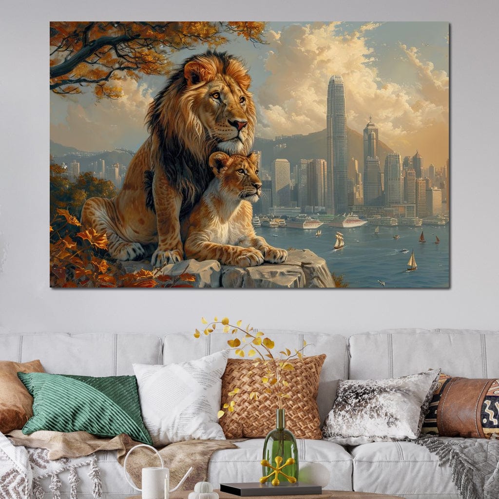 Urban Jungle Sovereigns Canvas Wall Art