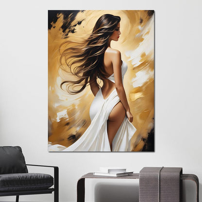 Female Portrait 202 Canvas Wall Art