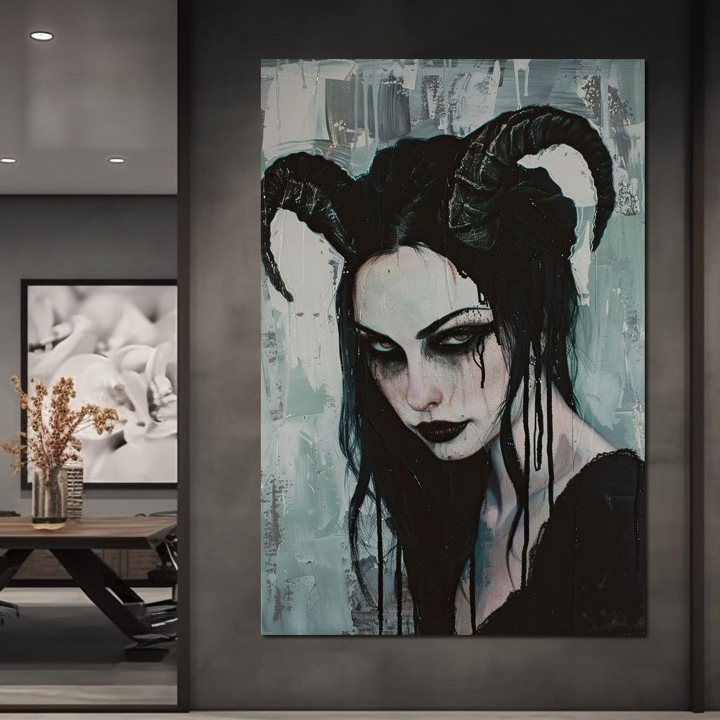 Midnight Enchantment Unveiled Canvas Wall Art
