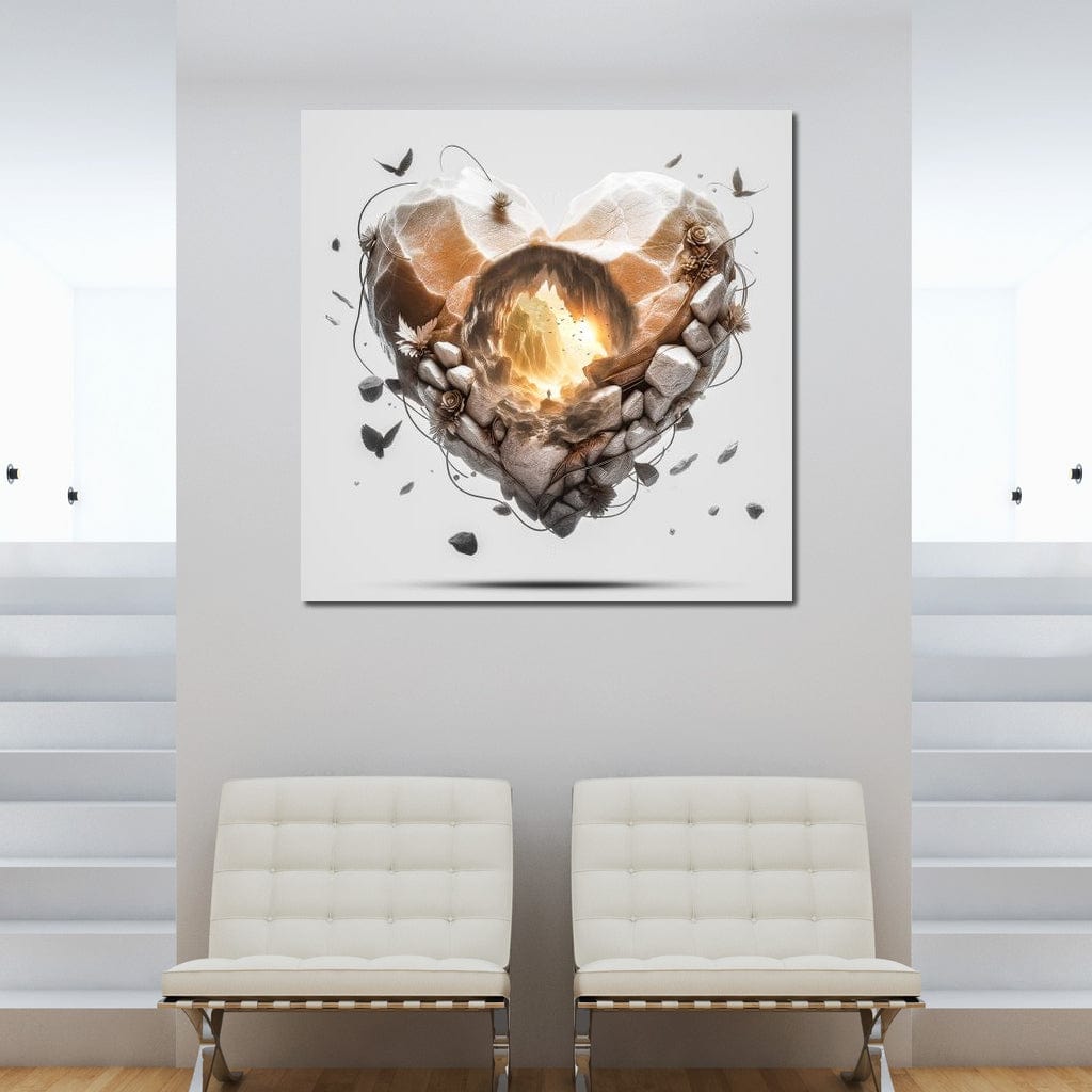 Heart Canvas Wall Art