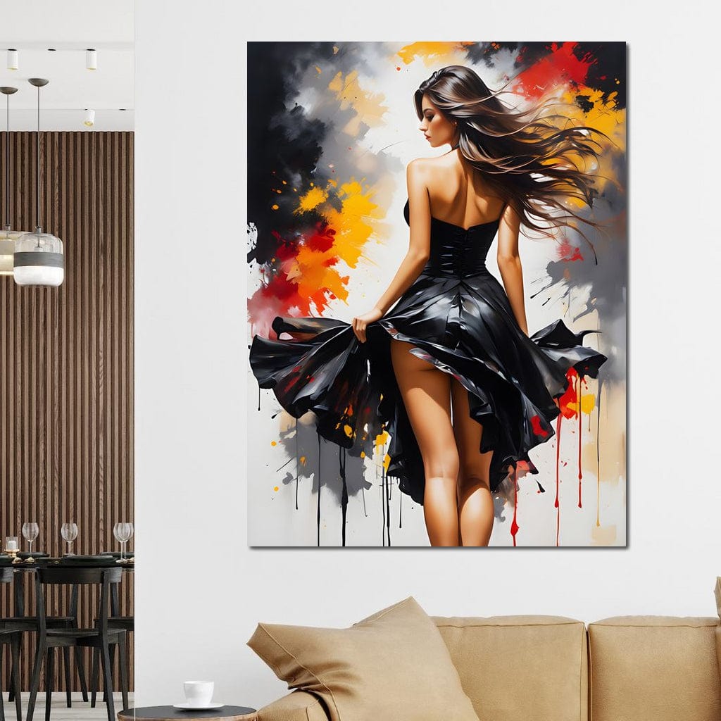 The Elegance of Women Canvas Wall Art