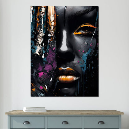 Female Portrait 128 Canvas Wall Art