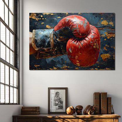 Boxing Glove Canvas Wall Art