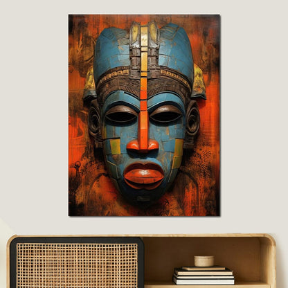 Gaze of the Ancestors Canvas Wall Art