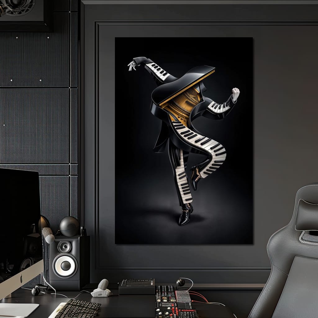 The Composer’s Dream Canvas Wall Art