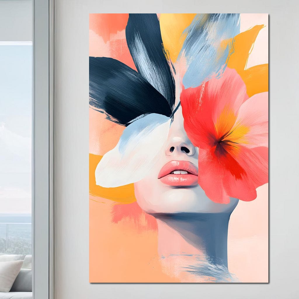 Petals of Enchantment Canvas Wall Art