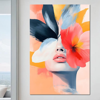 Petals of Enchantment Canvas Wall Art