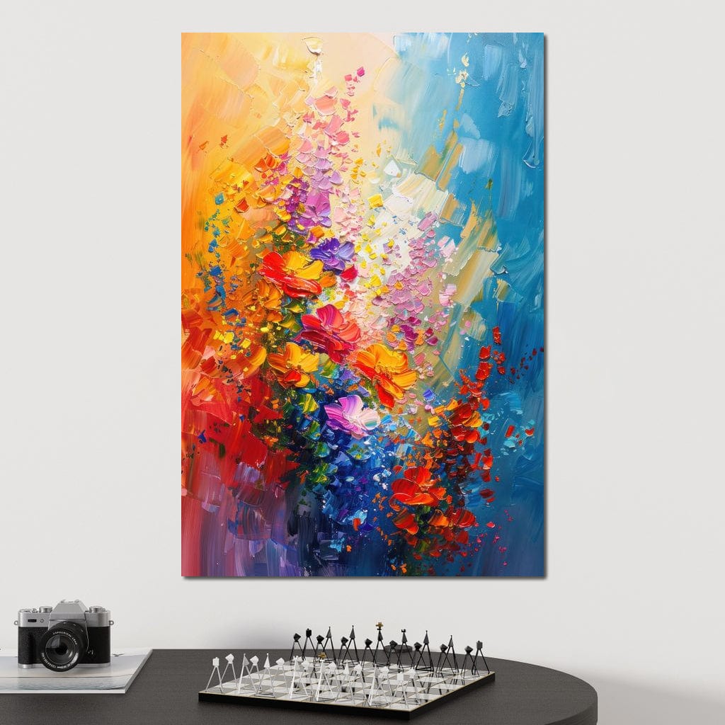 Impasto Bloom Canvas Wall Art