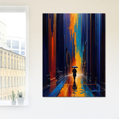 Streets of Loneliness Canvas Wall Art