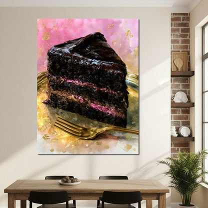 Decadent Slice Of Midnight Canvas Wall Art