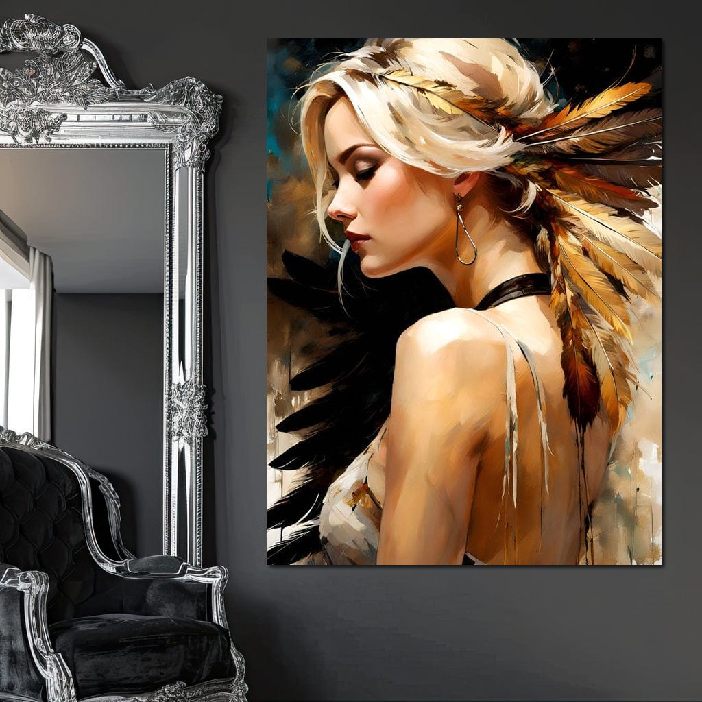 Female Portrait 0024 Canvas Wall Art