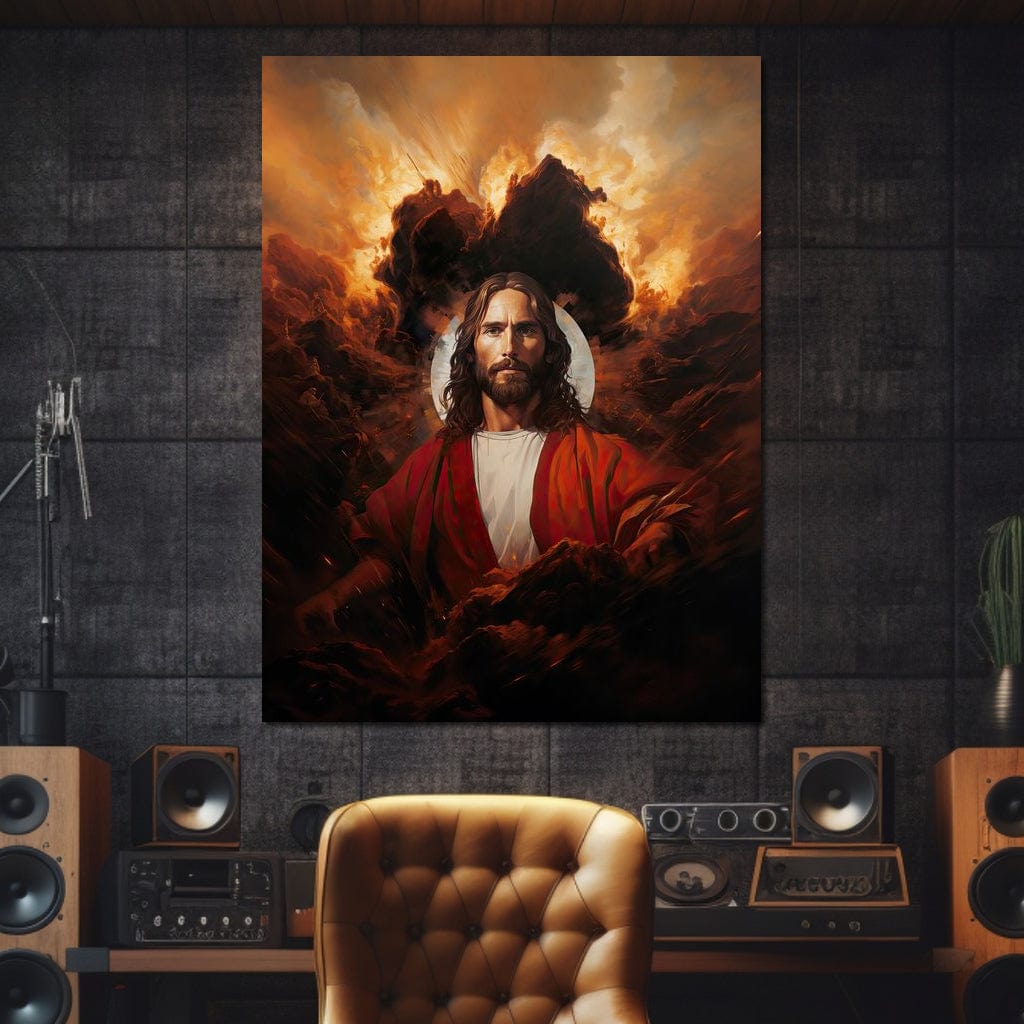 Jesus the Savior Canvas Wall Art
