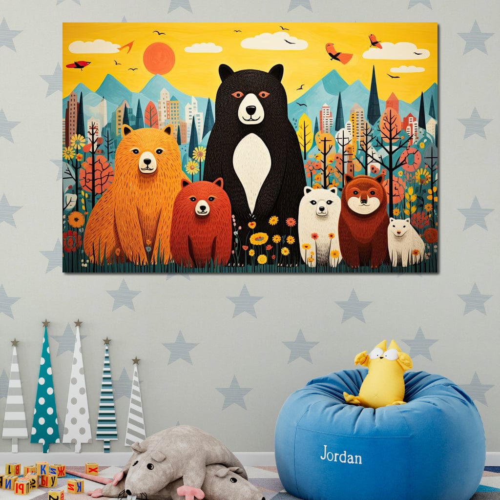 Sundown in the Wild Frontier Canvas Wall Art