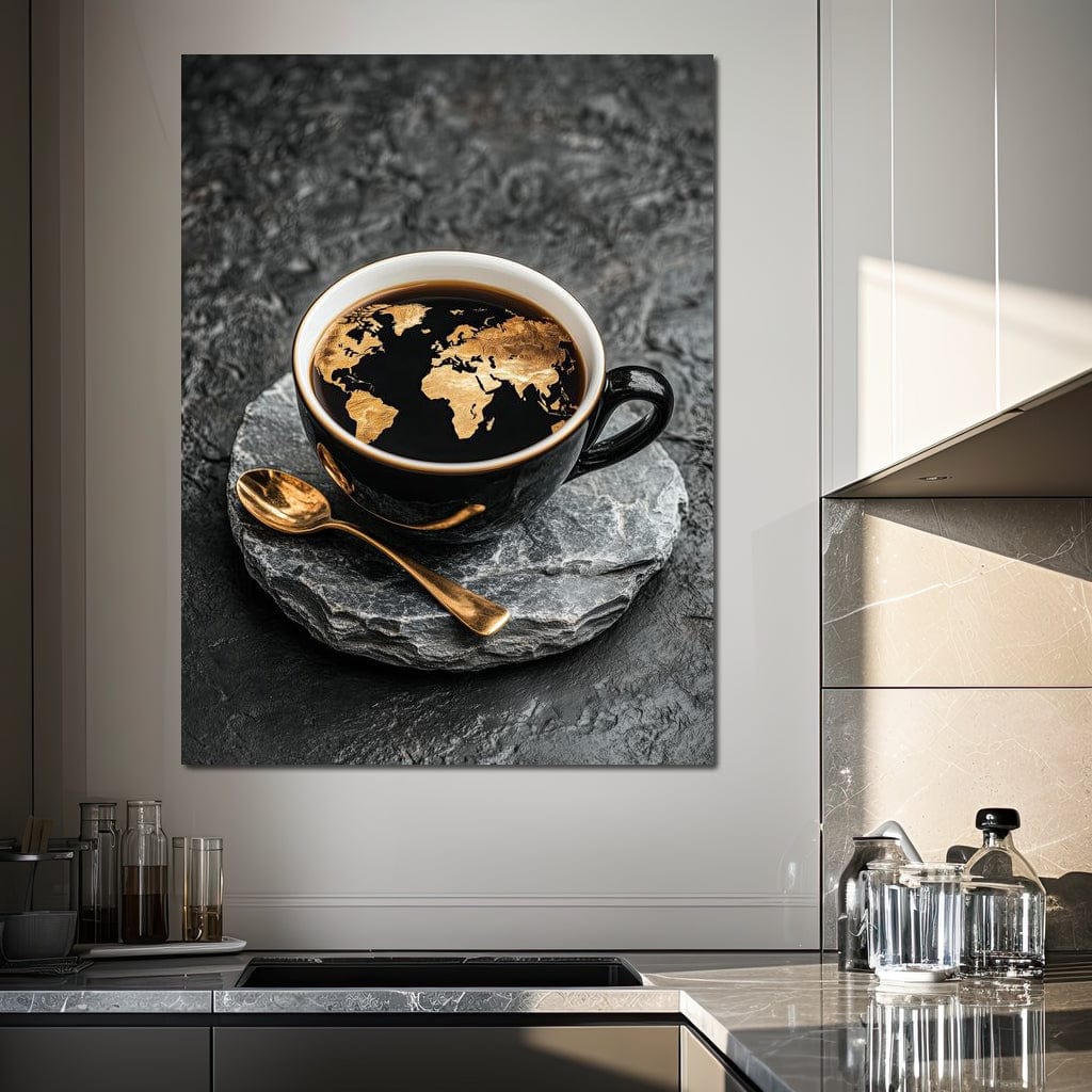 Golden Horizons Brewed Canvas Wall Art