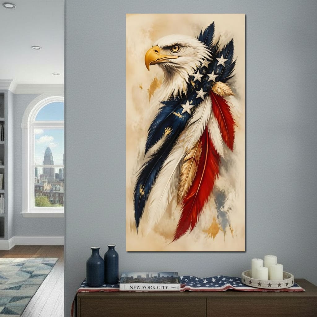 Sovereign Flight Of Freedom Canvas Wall Art