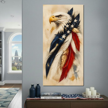 Sovereign Flight Of Freedom Canvas Wall Art