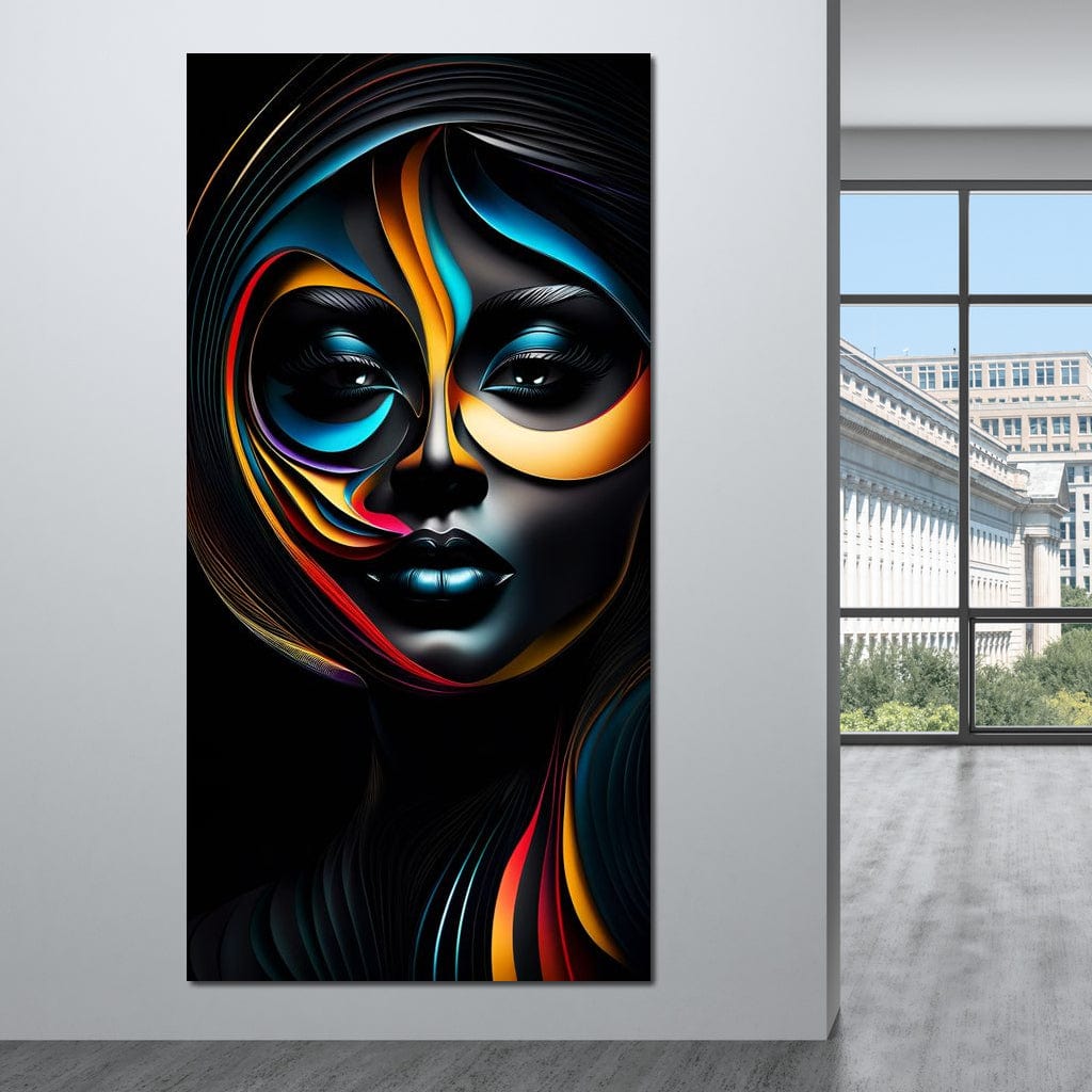 Female Portrait 085 Canvas Wall Art