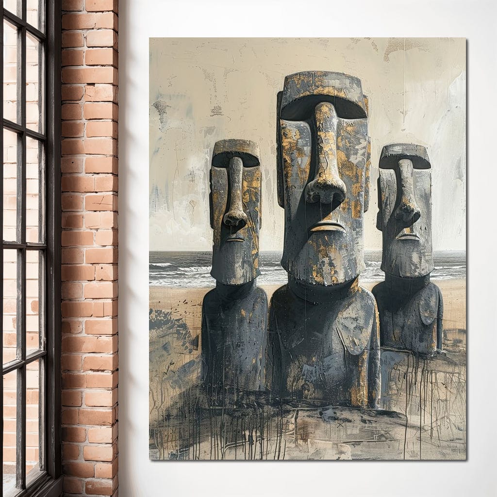 Guardians of the Pacific Shores Canvas Wall Art