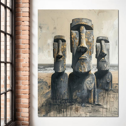 Guardians of the Pacific Shores Canvas Wall Art
