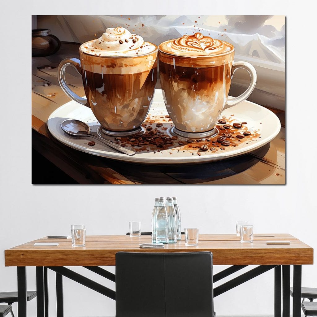 Mocha Moments Canvas Wall Art