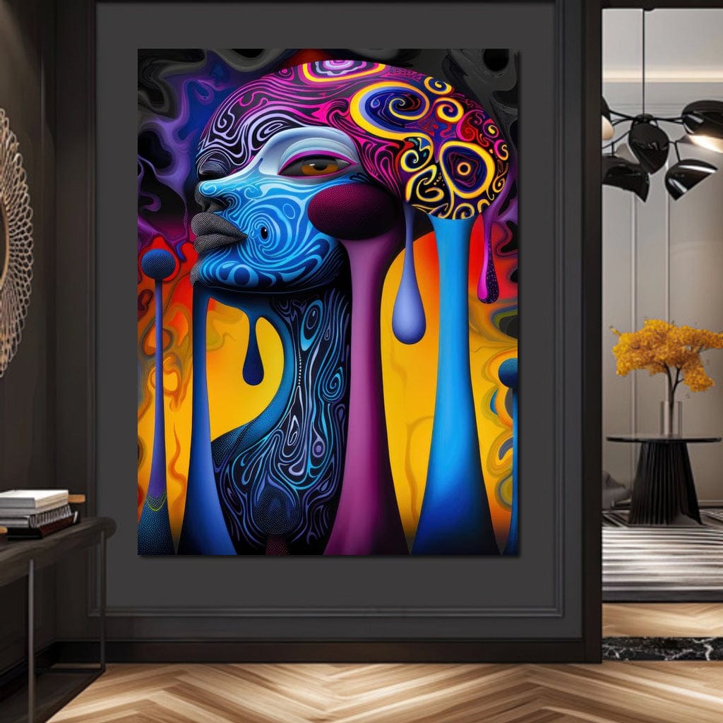 The Drippy Diva Canvas Wall Art