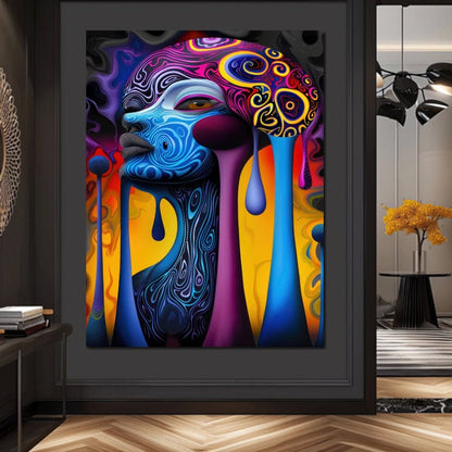 The Drippy Diva Canvas Wall Art