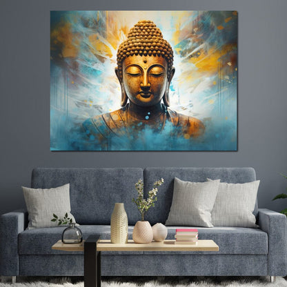 Buddha's Mystical Mural Canvas Wall Art