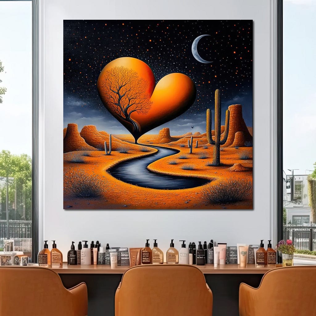 Heart of the Desert Canvas Wall Art