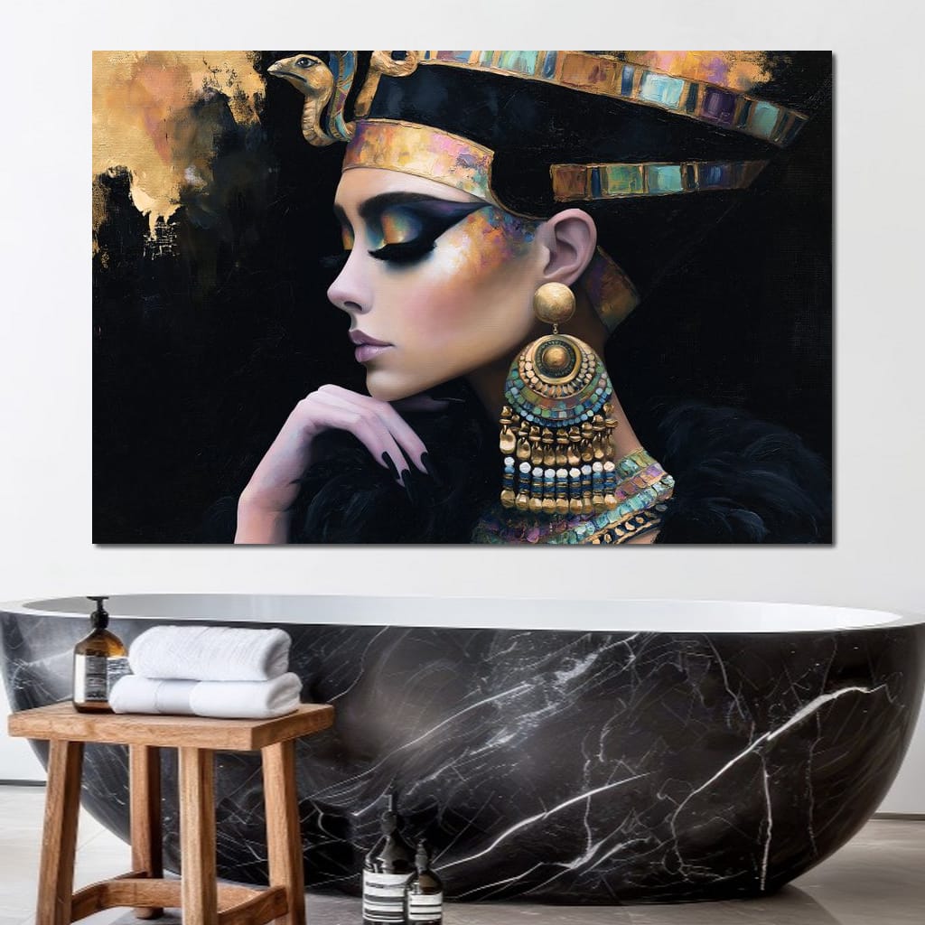 Ancient Egyptian Woman Canvas Wall Art
