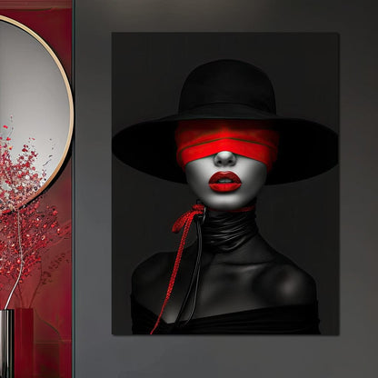 Scarlet Obscura Canvas Wall Art