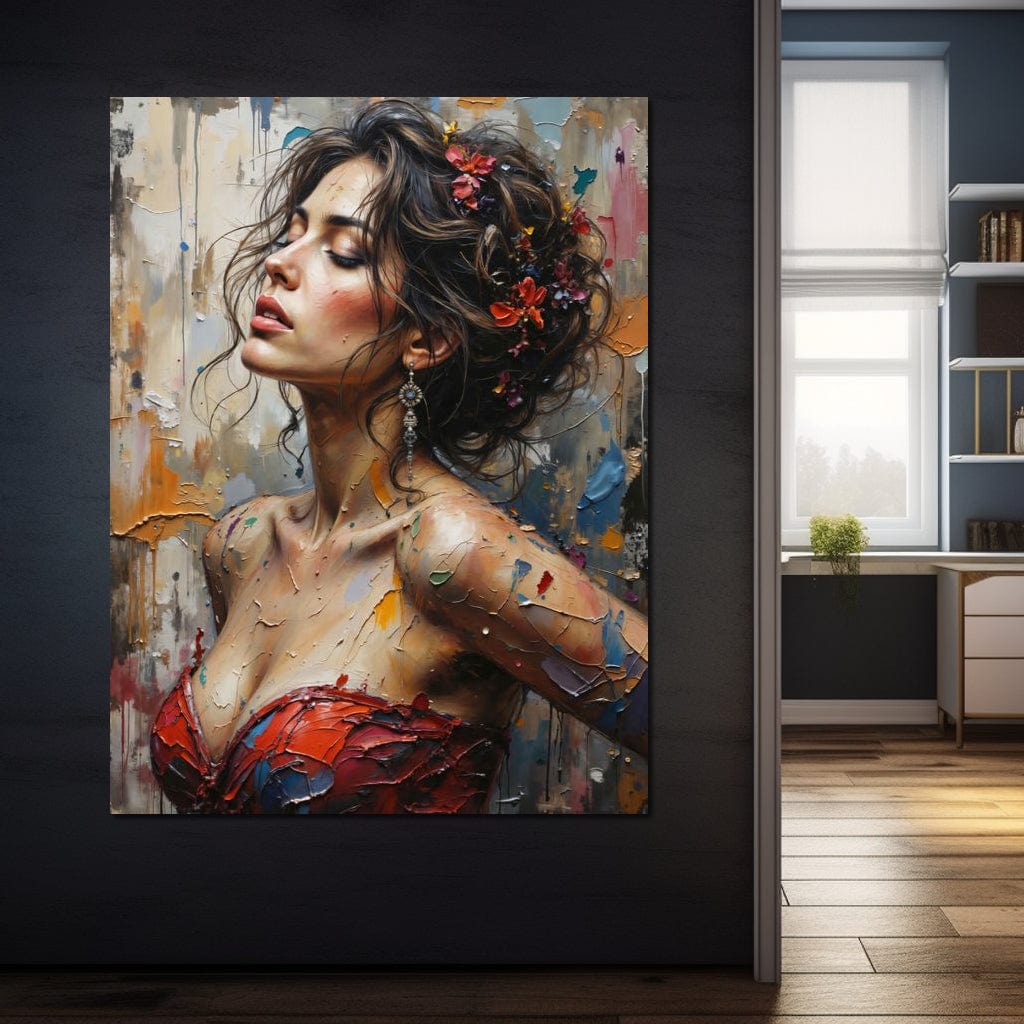 Whispering Beauty Canvas Wall Art