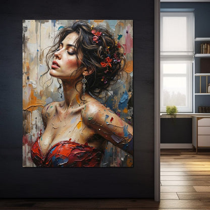 Whispering Beauty Canvas Wall Art