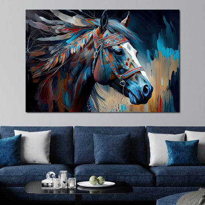 Cherokee Horse 3 Canvas Wall Art