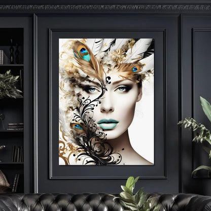 Female Portrait 138 Canvas Wall Art