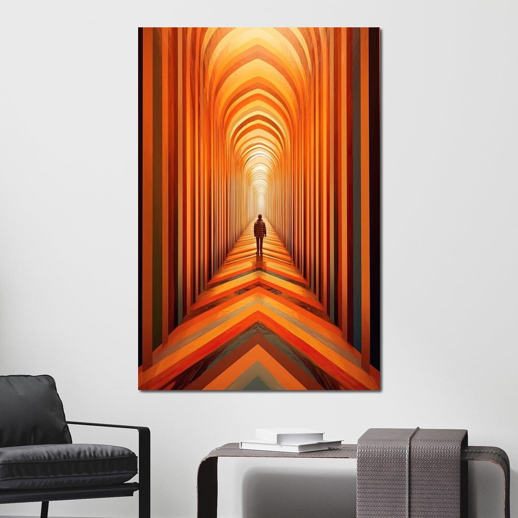 Technicolor Dream Fusion Canvas Wall Art