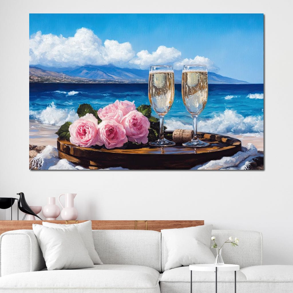 Oceanfront Celebration Bliss Canvas Wall Art